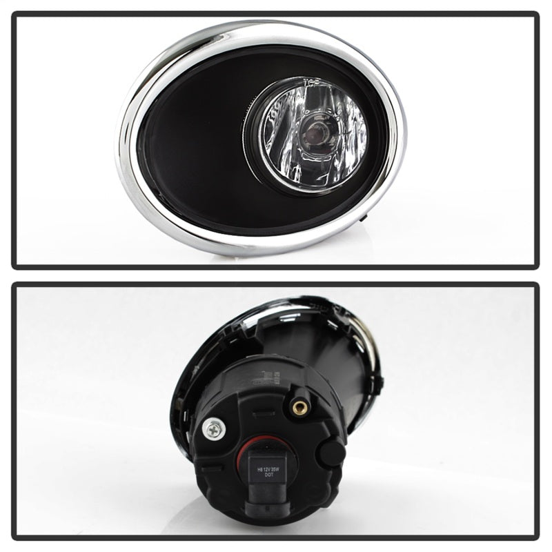 Spyder 17-18 Nissan Rogue (Sport Models ONLY) OEM Fog Lights w/Switch - Clear (FL-NR2017-SP-C) SPYDER