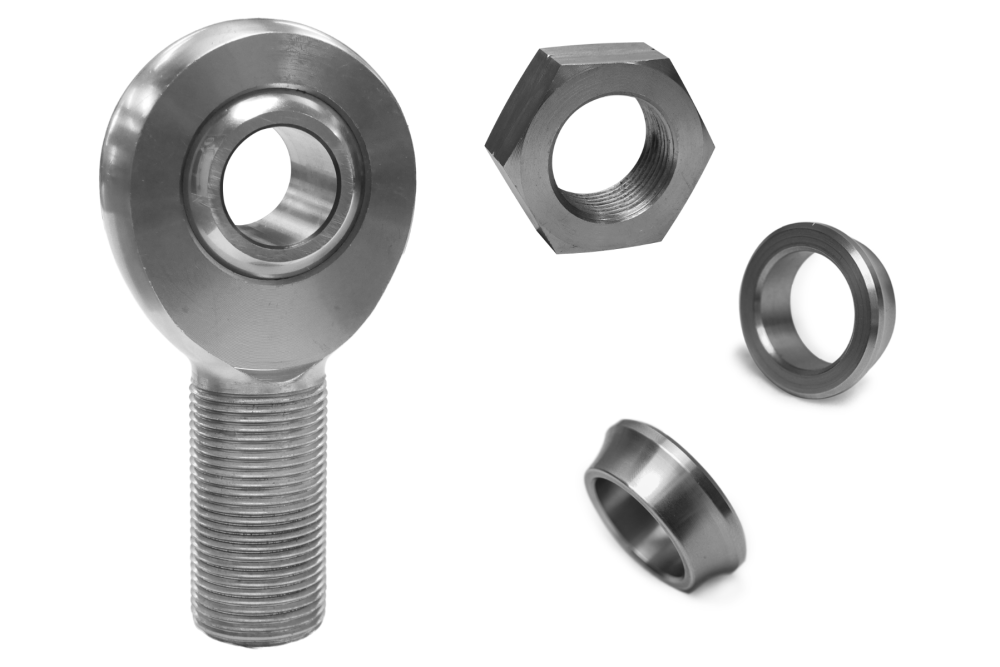 QA1 4-Link Component Kit (Rod Ends/Spacers/Jam Nuts) - w/o Panhard Bar