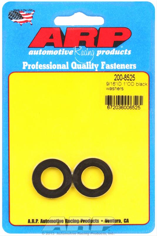 ARP 9/16 ID 1.00 OD Black Washers (2/pkg)