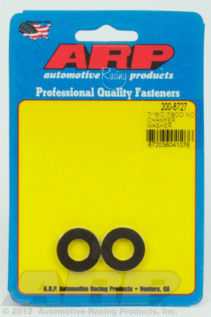 ARP 7/16 ID 7/8 OD .120 Thick Black Washers (2 pack)