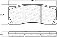 Load image into Gallery viewer, StopTech Premium Ceramic Rear Brake Pads - 308.13550