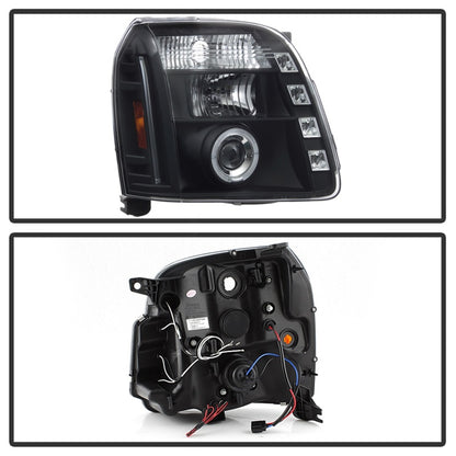 Spyder GMC Yukon 07-14/GMC Yukon Denali 07-14Projector Headlights LED Halo LED Blk PRO-YD-GY07-HL-BK SPYDER