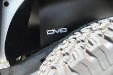 Load image into Gallery viewer, DV8 Offroad 07-18 Jeep Wrangler JK Rear Aluminum Inner Fender - Black INFEND-01RB