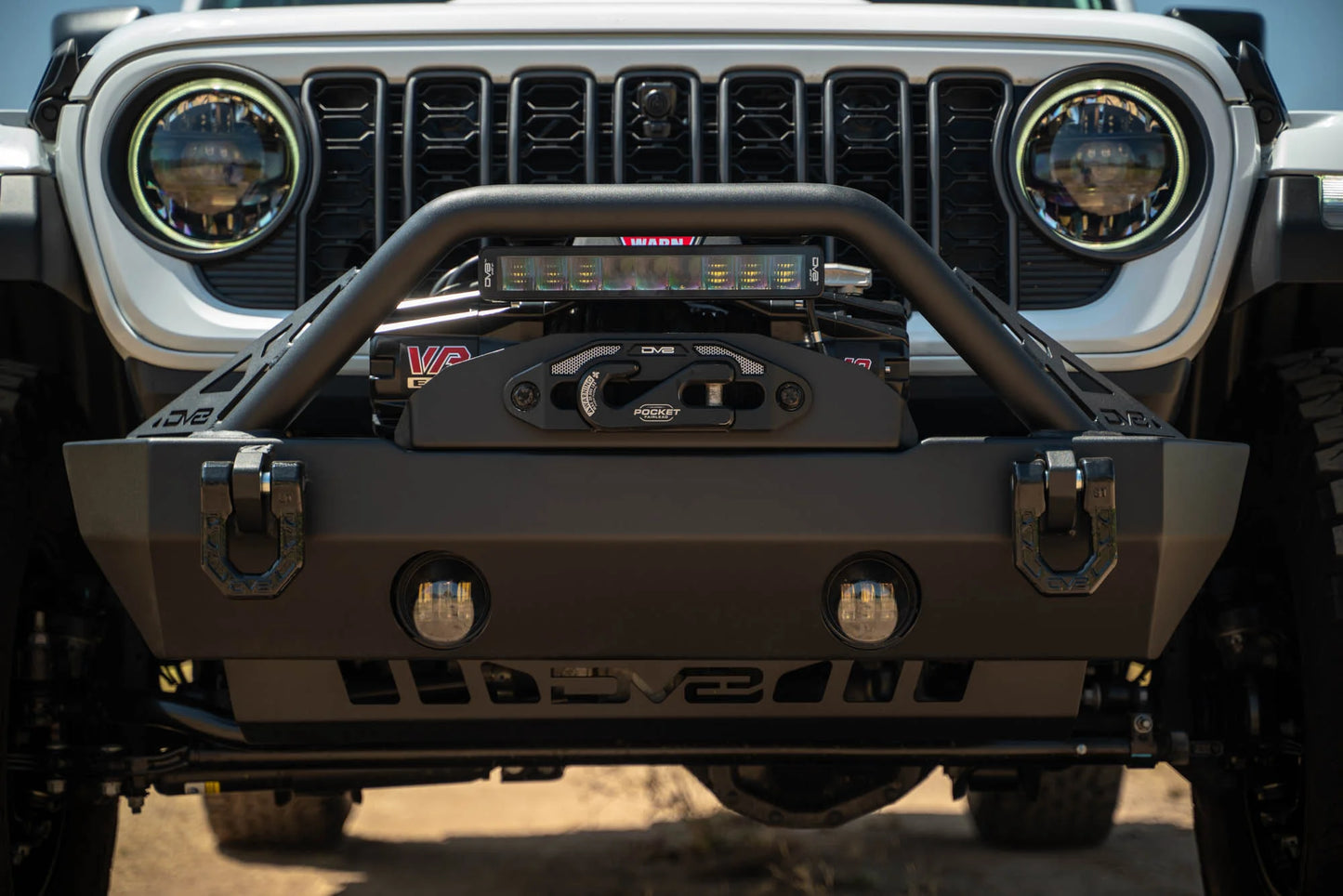 DV8 Offroad 07-25 Jeep Wrangler JK/JL & Gladiator JT FS-15 Series Front Bumper FBJL-05