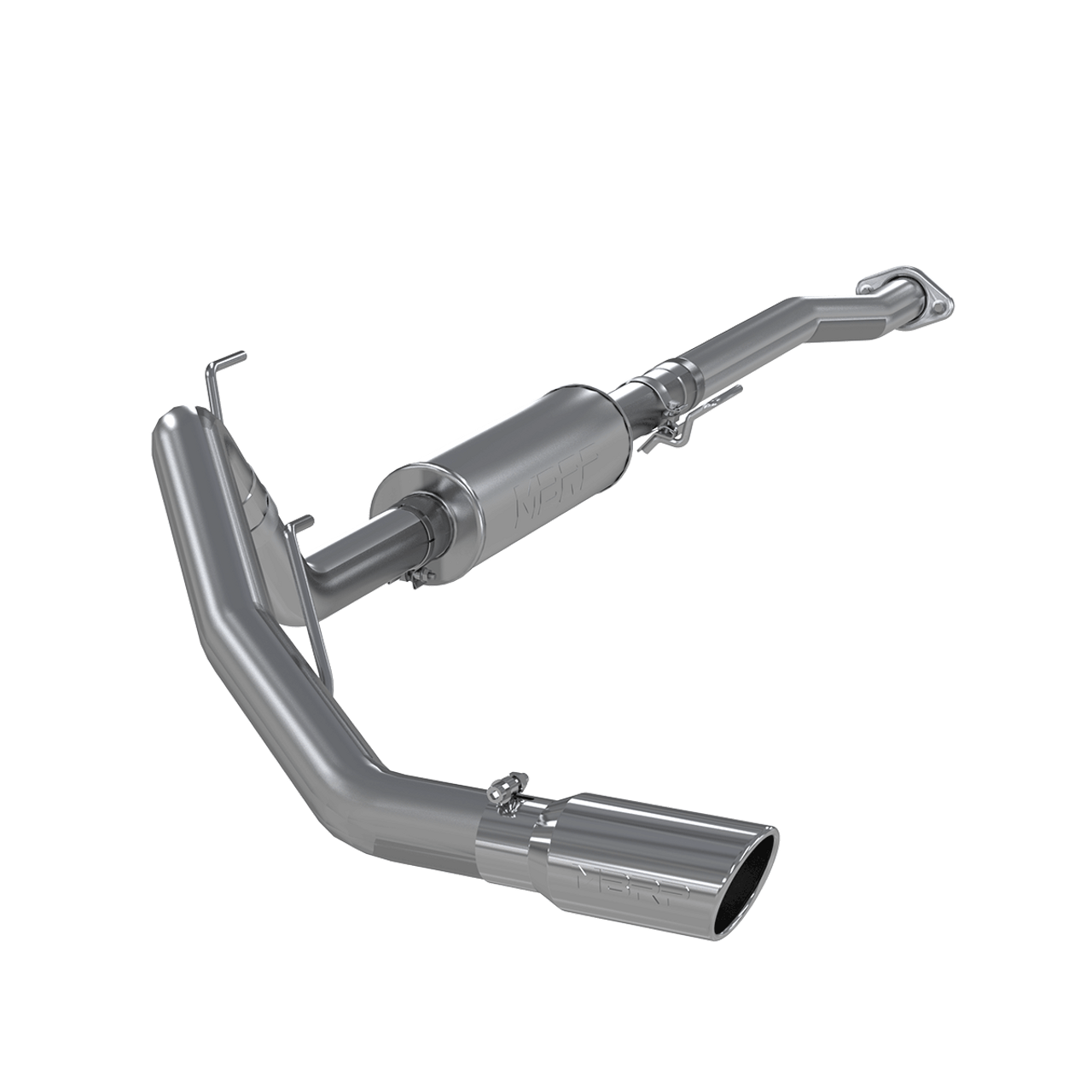 MBRP 3-Inch Cat-Back Exhaust | Street Profile | Single Side Exit | Aluminized Steel with Stainless Tip | Ford F-150 EcoBoost | S5236AL