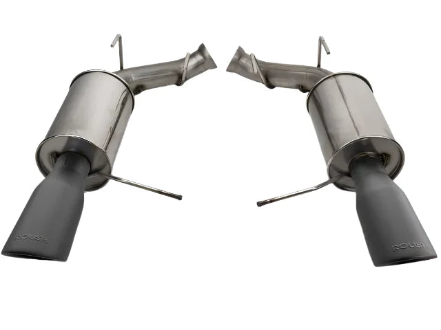 2011-2014 Roush Mustang V6 Black-Tip Axle-Back Exhaust   rsh421145-BLK