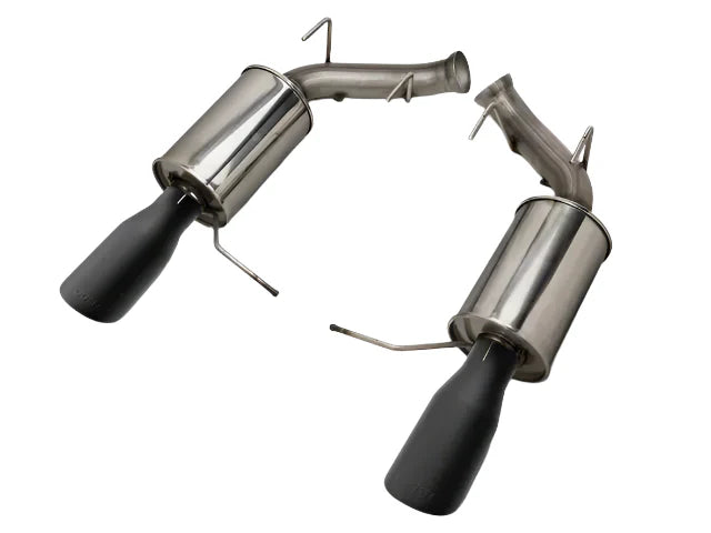 2011-2014 Roush Mustang V6 Black-Tip Axle-Back Exhaust   rsh421145-BLK