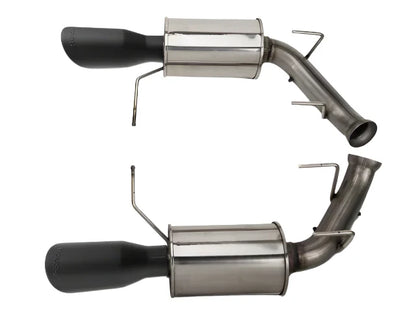 2011-2014 Roush Mustang V6 Black-Tip Axle-Back Exhaust   rsh421145-BLK