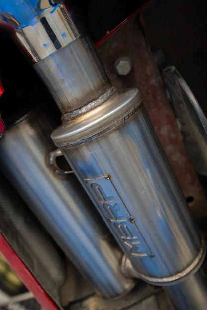 MBRP 3-Inch Cat-Back Exhaust | Street Profile | Dual Rear Exit | T304 Stainless Steel with Carbon Fiber Tips | Dodge Durango 5.7L V8 | S51073CF