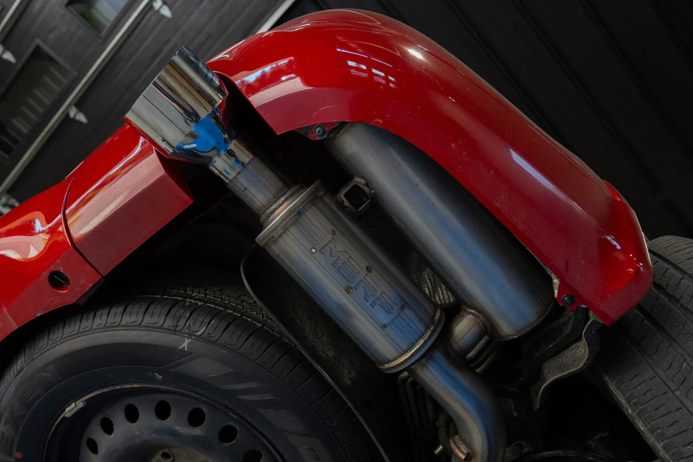 MBRP 3-Inch Cat-Back Exhaust | Street Profile | Dual Rear Exit | T304 Stainless Steel with Carbon Fiber Tips | Dodge Durango 5.7L V8 | S51073CF