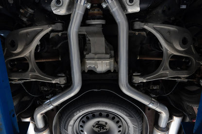 MBRP 3-Inch Cat-Back Exhaust | Street Profile | Dual Rear Exit | T304 Stainless Steel with Carbon Fiber Tips | Dodge Durango 5.7L V8 | S51073CF