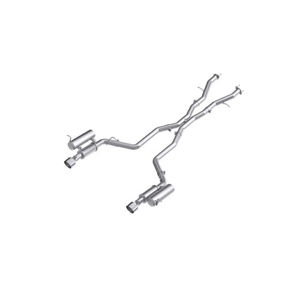 MBRP 3-Inch Cat-Back Exhaust | Street Profile | Dual Rear Exit | Aluminized Steel with Polished Tips | Dodge Durango 5.7L V8 | S5107AL