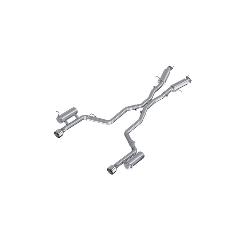 MBRP 3-Inch Cat-Back Exhaust | Street Profile | Dual Rear Exit | Aluminized Steel with Stainless Tips | Dodge Durango 3.6L V6 | S5109AL