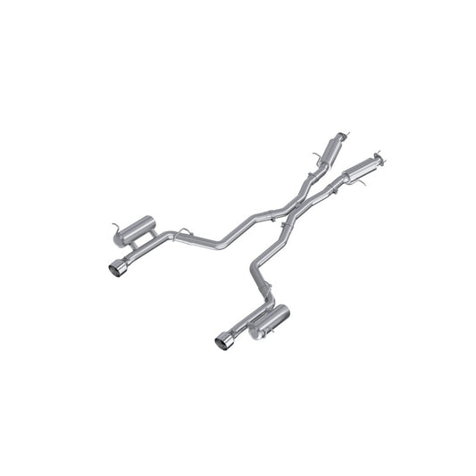 MBRP 3-Inch Cat-Back Exhaust | Street Profile | Dual Rear Exit | Aluminized Steel with Stainless Tips | Dodge Durango 3.6L V6 | S5109AL