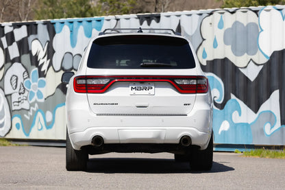 MBRP 3-Inch Cat-Back Exhaust | Street Profile | Dual Rear Exit | Aluminized Steel with Stainless Tips | Dodge Durango 3.6L V6 | S5109AL