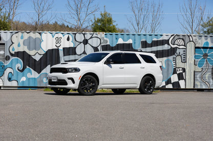 MBRP 3-Inch Cat-Back Exhaust | Street Profile | Dual Rear Exit | T304 Stainless Steel with Carbon Fiber Tips | Dodge Durango 3.6L V6 | S51093CF