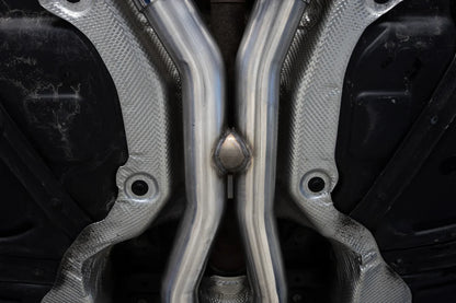 MBRP 3-Inch Cat-Back Exhaust | Street Profile | Dual Rear Exit | T304 Stainless Steel with Carbon Fiber Tips | Dodge Durango 3.6L V6 | S51093CF