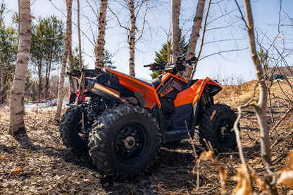MBRP Slip-On Exhaust | Chambered Core | Moderate Sound | T304 Stainless Steel | Polaris Scrambler 850 | AT-9542PT