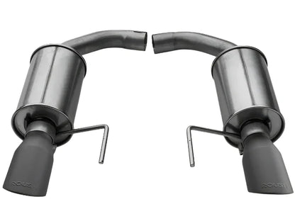 2015-2025 Roush Mustang V6 & Ecoboost Black-Tip Axle-Back Exhaust 421837-BLK