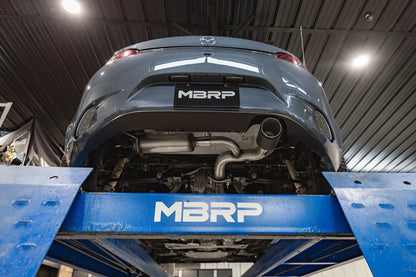 MBRP 2.5-Inch Axle-Back Exhaust | Race Profile | Single Rear Exit | Aluminized Steel with Polished Tip | Mazda MX-5 Miata 2.0L | S4452AL