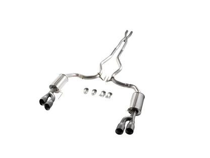 2018-2026 Roush Mustang GT Black-Tip Cat-Back Exhaust  rsh422093-BLK
