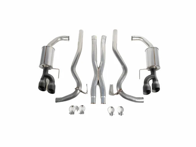 2018-2026 Roush Mustang GT Black-Tip Cat-Back Exhaust  rsh422093-BLK