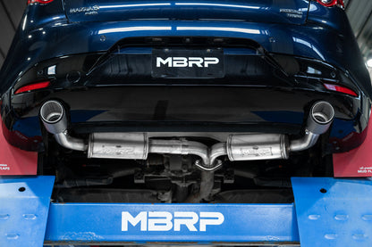 2019-2024 Mazda 3 Hatchback FWD and AWD 2.5/2.5T Axle-Back Exhaust by MBRP S4450304, Dual Rear Exit