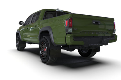 2020 Toyota Tacoma with Rally Armor Black Mud Flaps – Army Green Logo – MF94-BLK-AGN