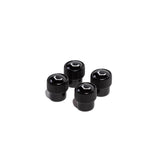 Vossen Classic V Valve Stem Cap Set - Black/Black