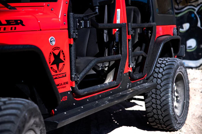 Body Armor 2007-2018 JEEP WRANGLER JK TUBE DOORS FRONT, PAIR Body Armor 4x4