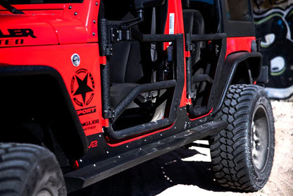 Body Armor 2007-2018 JEEP WRANGLER JK TUBE DOORS FRONT, PAIR Body Armor 4x4
