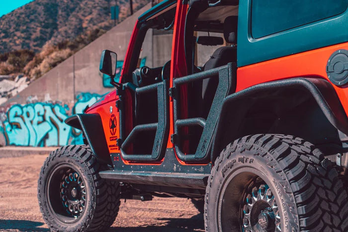 Body Armor 2007-2018 JEEP WRANGLER JK TUBE DOORS REAR, PAIR Body Armor 4x4