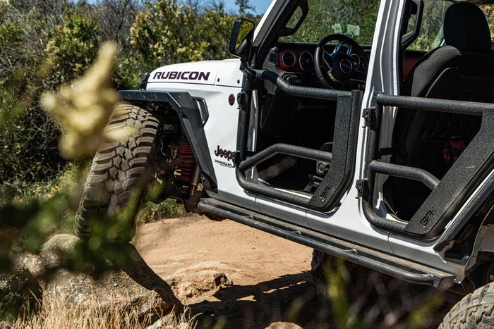 Body Armor 2018-2023 JEEP WRANGLER JL & GLADIATOR JT TUBE DOORS FRONT, PAIR Body Armor 4x4