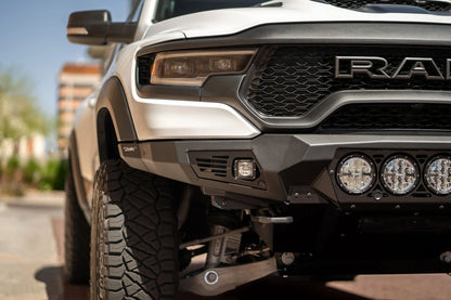 Addictive Desert Designs 2021-2023 Ram 1500 Trx Bomber Front Bumper (Rigid) - F620014110103 Addictive Desert Designs