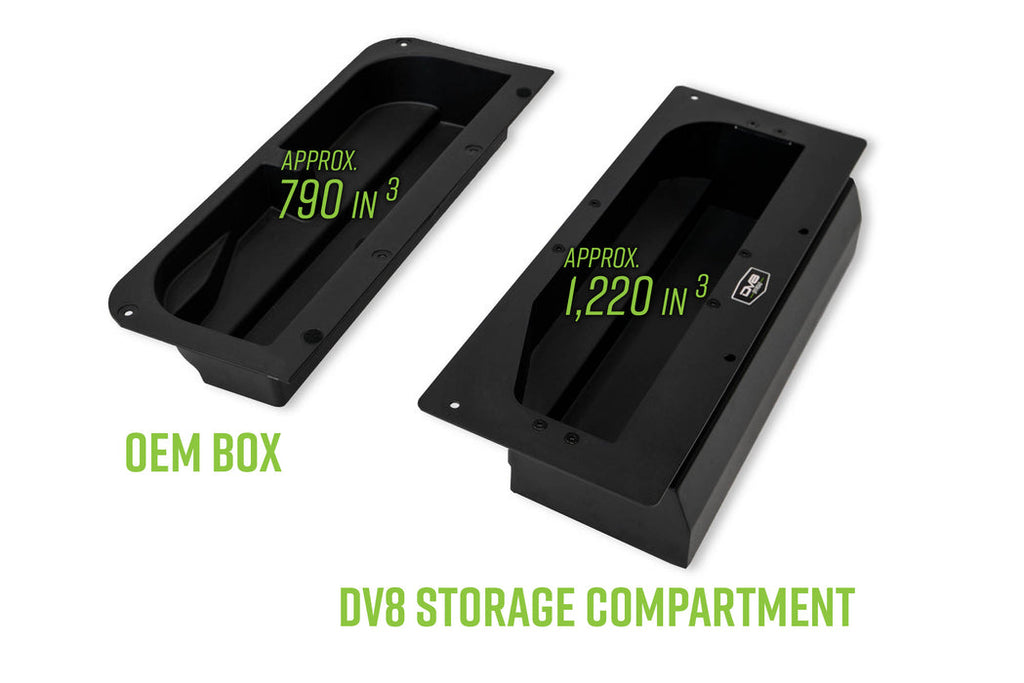 DV8 Offroad 2021-2024 Ford Bronco Storage Compartment