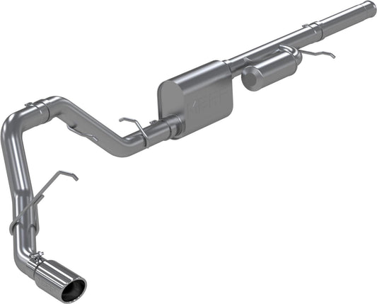 MBRP 3-Inch Cat-Back Exhaust | Tour Profile | Single Side Exit | Aluminized Steel with Polished Tip | GM Full-Size SUV 5.3L | S5061AL