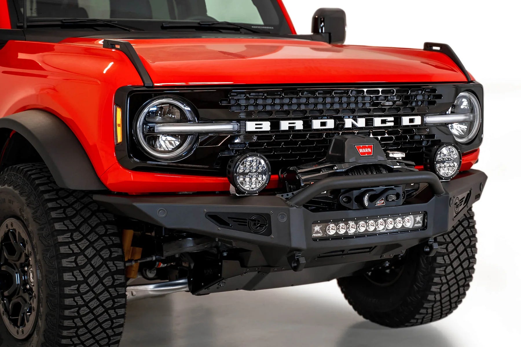 ADD 2021-2023 Ford Bronco Rock Fighter Winch Front Bumper - F230181060103