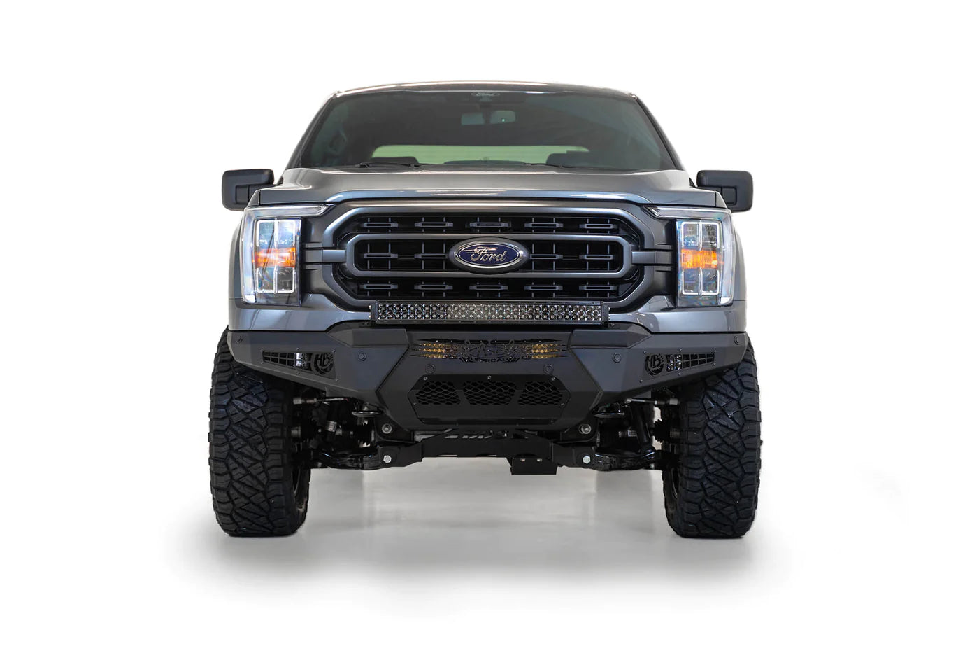 Addictive Desert Designs 2021-2023 Ford F-150 Honeybadger Front Bumper - F190111040103 Addictive Desert Designs