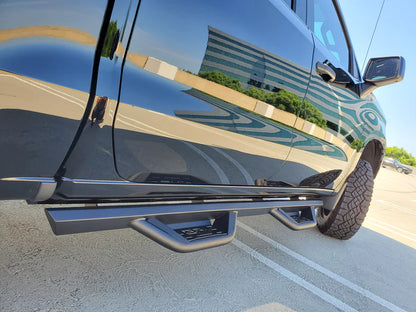 Body Armor 2019-2023 CHEVROLET SILVERADO 1500 CREW CAB/2020-2023 SILVERADO 2500/3500 CREW CAB AMBUSH SIDE STEPS Body Armor 4x4