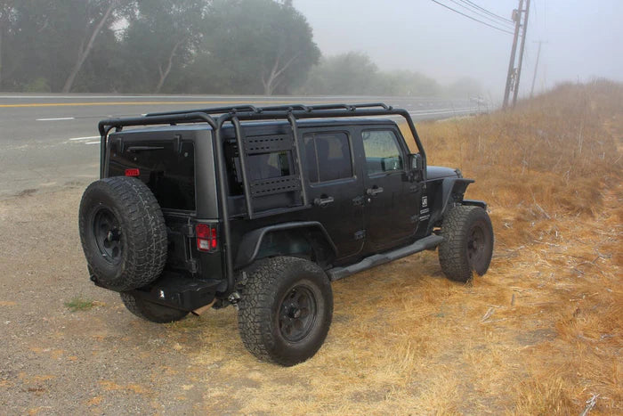 Body Armor 2007-2018 JEEP WRANGLER JK 2/4 DOOR CARGO ROOF RACK ACCESSORY MOUNT