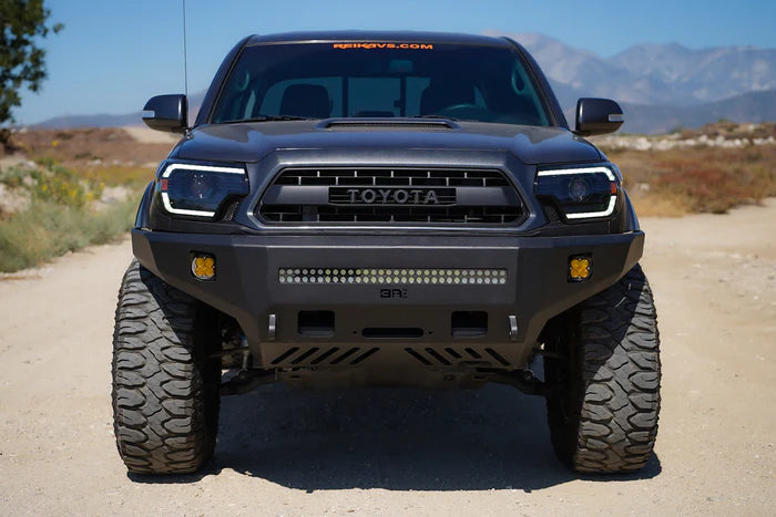 Body Armor 4X4 Pro Series Front Winch Bumper For 2005-2015 Toyota Tacoma - TC-19341 Body Armor 4x4
