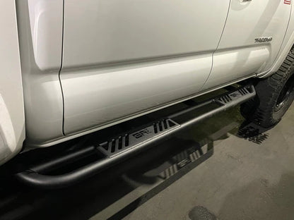 Body Armor 2005-2023 TOYOTA TACOMA DOUBLE CAB SHORT BED/ ACCESS CAB LONG BED REVO STEP SLIDERS Body Armor 4x4