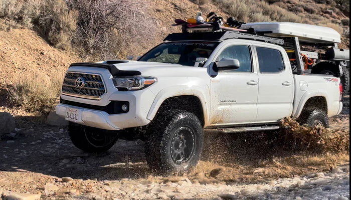 Body Armor 2005-2023 TOYOTA TACOMA DOUBLE CAB SHORT BED/ ACCESS CAB LONG BED REVO STEP SLIDERS Body Armor 4x4