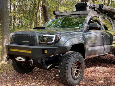 Body Armor 4X4 Pro Series Front Winch Bumper For 2005-2015 Toyota Tacoma - TC-19341 Body Armor 4x4