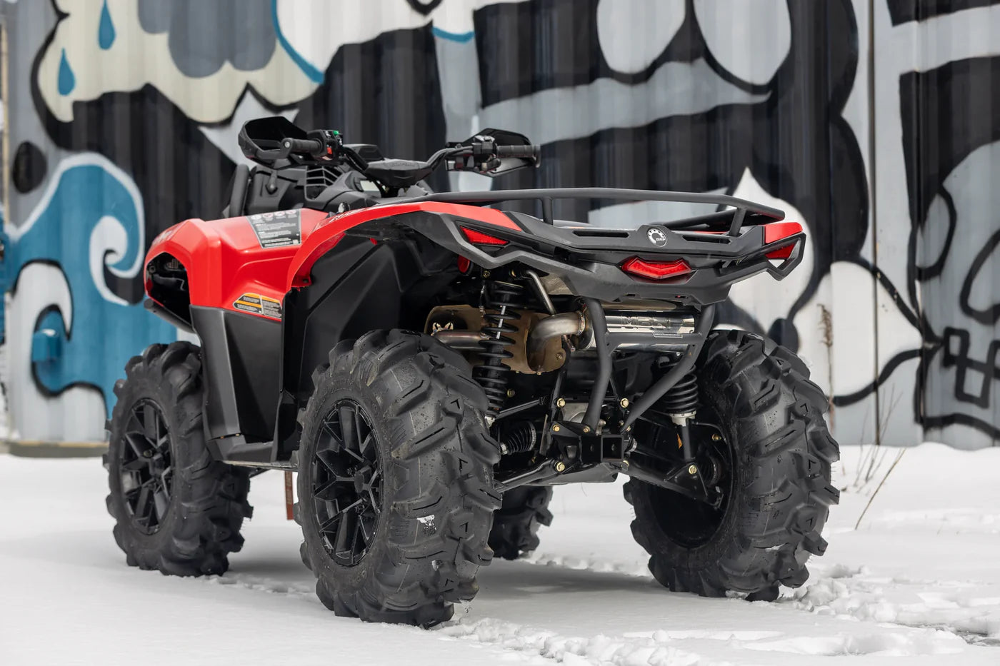 MBRP Slip-On Exhaust | Straight Core | Moderate Sound | T304 Stainless Steel | Can-Am Outlander 500/700/PRO HD | AT-9218PT
