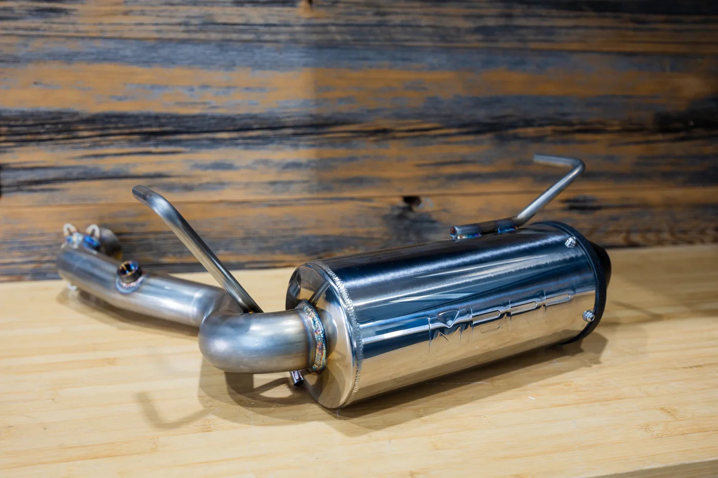 MBRP Slip-On Exhaust | Straight Core | Moderate Sound | T304 Stainless Steel | Can-Am Outlander 500/700/PRO HD | AT-9218PT