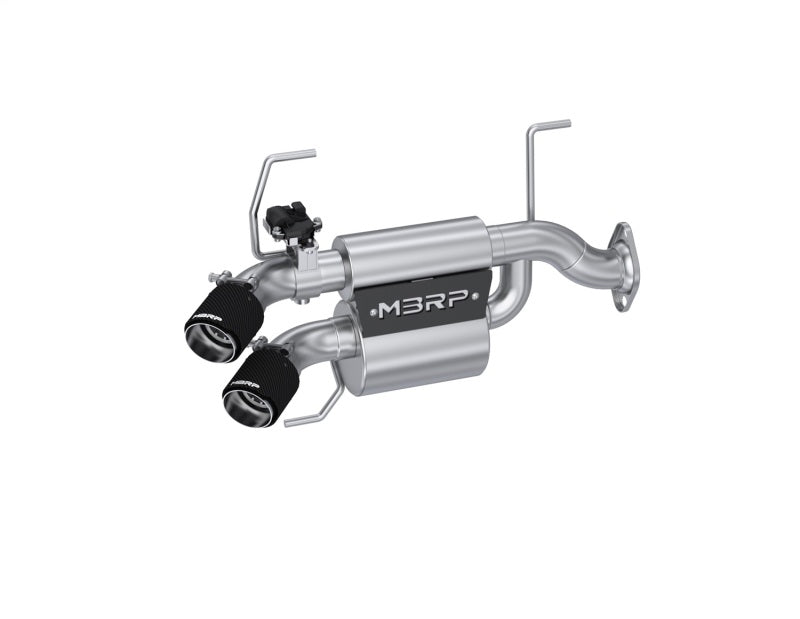 MBRP 3‑Inch Slip‑On Exhaust | Active Profile | Carbon Fiber Tip | T304 Stainless Steel | Polaris Xpedition | AT‑9539AS