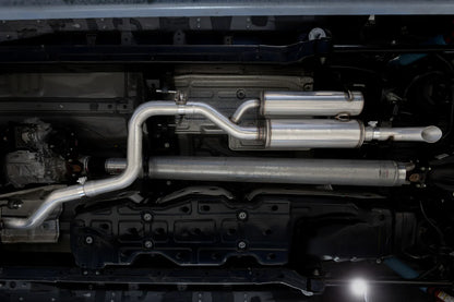 MBRP 3-Inch Cat-Back Exhaust | Street Profile | Turndown Exit | T304 Stainless Steel | Toyota Tacoma 2.4L | S5325304