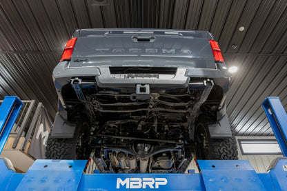 MBRP 3-Inch Cat-Back Exhaust | Street Profile | Turndown Exit | T304 Stainless Steel | Toyota Tacoma 2.4L | S5325304