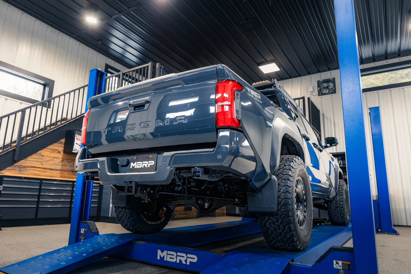 MBRP 3-Inch Cat-Back Exhaust | Street Profile | Turndown Exit | T304 Stainless Steel | Toyota Tacoma 2.4L | S5325304
